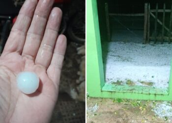 Depois de tempestade com gelo do tamanho de bolas de pingue-pongue, RS ainda tem risco de queda de granizo