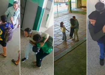 'Seja o adulto que gostaria de ter por perto': diretor de escola viraliza ao dançar e abraçar alunos no RS; veja VÍDEO