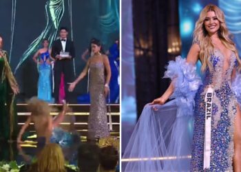 Miss que escorregou e caiu na final de concurso planeja curso para 'preparar mulheres e meninas para os palcos da vida' no RS